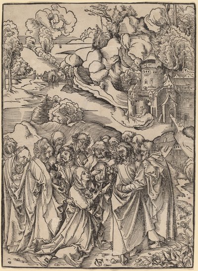 Cristo e gli apostoli e le sante donne da Urs Graf
