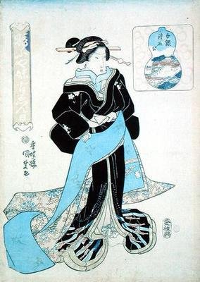 Ritratto di una signora da Utagawa Kunisada