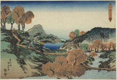 Guardando gli Alberi di Acero da Utagawa Kunisada