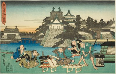 Atto 3, dalla serie "La vendetta dei fedeli vassalli" da Utagawa Hiroshige