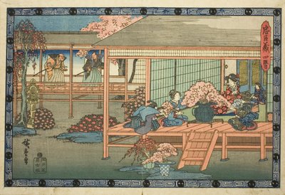 Atto 4 (Yondanme), dalla serie "La Vendetta dei Fedeli Retainers (Chushingura)" da Utagawa Hiroshige