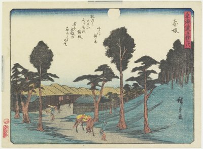 Akasaka, 1837-1844 da Utagawa Hiroshige