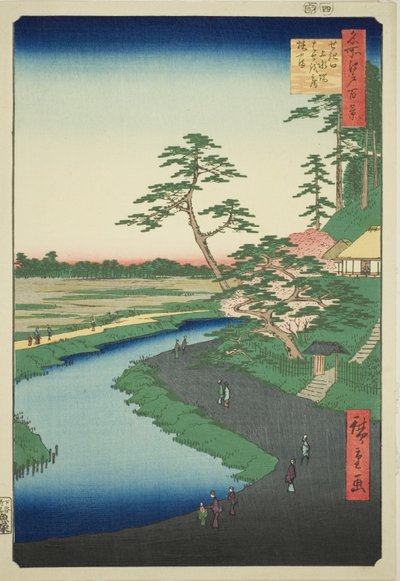 La capanna di Basho sulla collina delle camelie accanto all