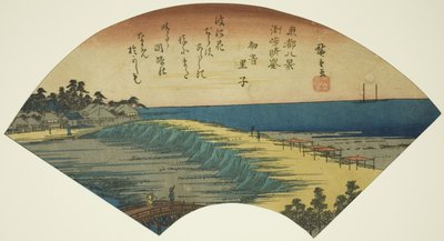 Tempo sereno a Susaki (Susaki seiran), dalla serie "Otto vedute della capitale orientale (Toto hakkei)" da Utagawa Hiroshige