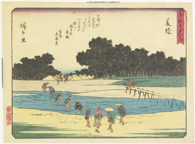 Fujieda, 1837-1844 da Utagawa Hiroshige