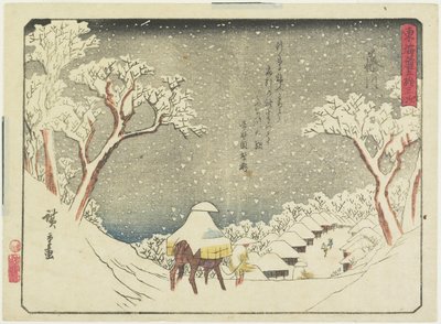 Fujikawa, 1837-1844 da Utagawa Hiroshige