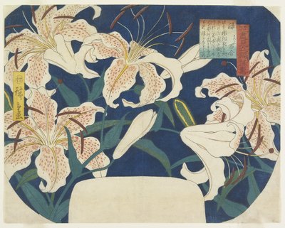 Regalo: Gigli maculati, c. 1844 da Utagawa Hiroshige