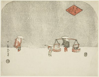 Neve Pesante (Oyuki furishikiru zu) da Utagawa Hiroshige