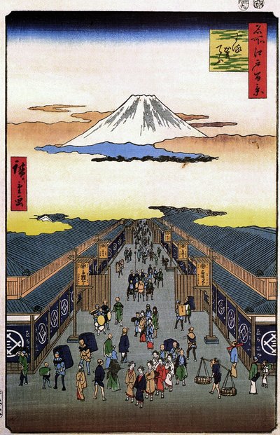 Hiroshige, Sugura streetFXD da Utagawa Hiroshige