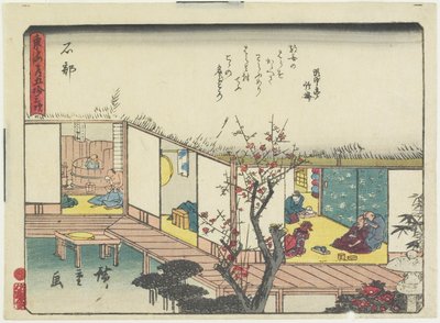 Ishibe, 1837-1844 da Utagawa Hiroshige