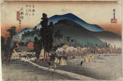 Tempio di Ishiyakushi, Ishiyakushi da Utagawa Hiroshige