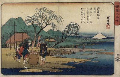 Fiume Gioiello di Cho_fu nella provincia di Musashi, 1835-1837 da Utagawa Hiroshige