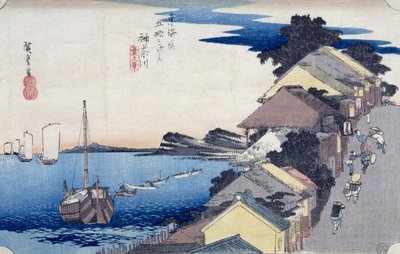 Kanagawa: Vista della cresta, dalla serie 