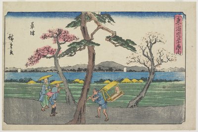 Kusatsu, 1841-1842 da Utagawa Hiroshige