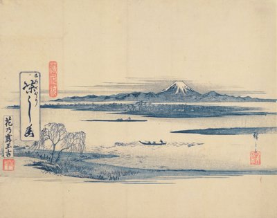 Veduta del Monte Fuji da Utagawa Hiroshige