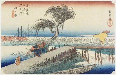 Fiume Mie, Yokkaichi da Utagawa Hiroshige