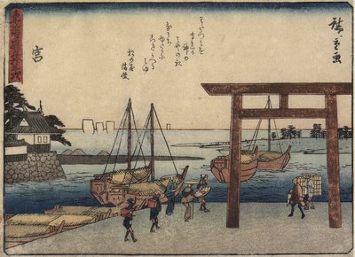 Miya, 1837-1844 da Utagawa Hiroshige