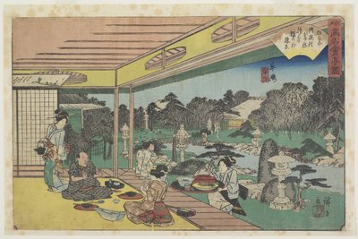 Musashiya a Ushijima, c. 1835-1842 da Utagawa Hiroshige
