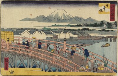 Ponte Nihonbashi, 1830-1858 da Utagawa Hiroshige