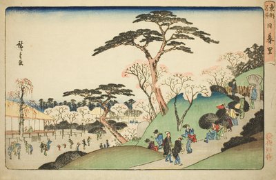 Nippori, dalla serie "Luoghi Famosi della Capitale Orientale (Toto meisho)" da Utagawa Hiroshige