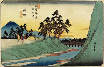 No.12 Shinmachi, 1830-1844 da Utagawa Hiroshige