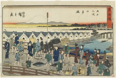 No.1: Nihonbashi, 1847-1852 da Utagawa Hiroshige