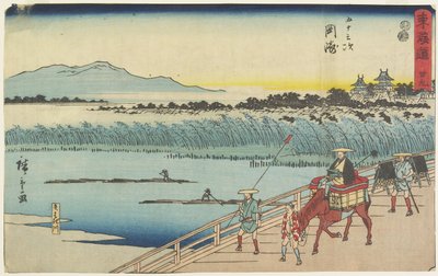 No.39 Okazaki, 1847-1852 da Utagawa Hiroshige