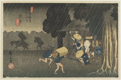 No.40 Suhara, 1830-1844 da Utagawa Hiroshige