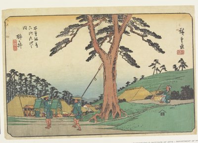 No.62 Samegai, 1830-44 (stampa a blocchi di legno a colori) da Utagawa Hiroshige