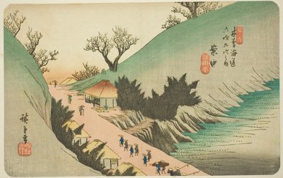 N. 16: Annaka, dalla serie "Sessantanove stazioni del Kisokaido" da Utagawa Hiroshige