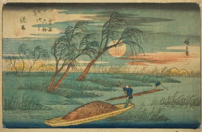 N. 32: Seba, dalla serie "Sessantanove Stazioni del Kisokaido" da Utagawa Hiroshige