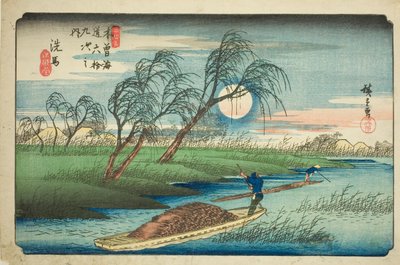 No. 32: Seba, dalla serie "Sessantanove stazioni del Kisokaido" da Utagawa Hiroshige