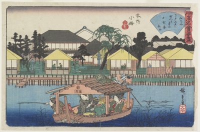 Ogura-an a Koume in Honjo, c. 1835-1842 da Utagawa Hiroshige