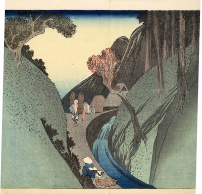 Okabe: Monte Utsu, c.1832-33 da Utagawa Hiroshige