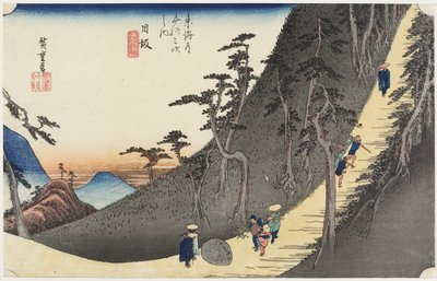 Passo di montagna di Sayo, Nissaka, c. 1833 da Utagawa Hiroshige