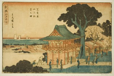 Vista panoramica dalla cima del Monte Atago a Shiba (Shiba Atago sanjo chobo no zu), dalla serie "Nuovi luoghi famosi selezionati di Edo (Shinsen Edo meisho)" da Utagawa Hiroshige