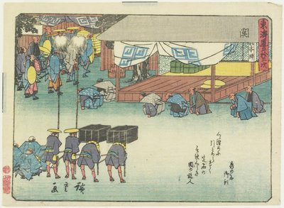 Seki, 1837-1844 da Utagawa Hiroshige