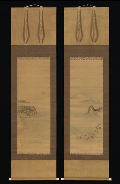 Shichirigahama und Enoshima da Utagawa Hiroshige
