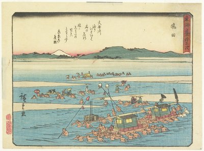 Shimada, 1837-1844 da Utagawa Hiroshige