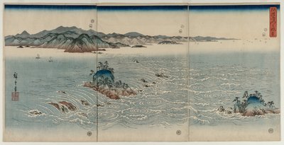 I vortici di Awa, 1857 da Utagawa Hiroshige