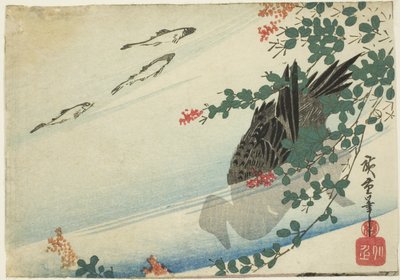 Trote, Anatra e Trifoglio da Utagawa Hiroshige