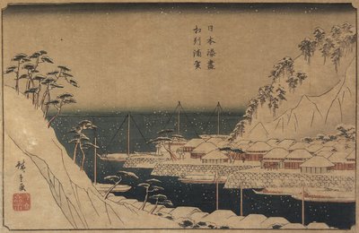 Porto di Uraga, c. 1840-1843 da Utagawa Hiroshige