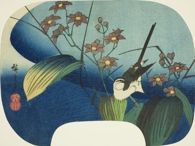 Ballerina e Monochoria da Utagawa Hiroshige