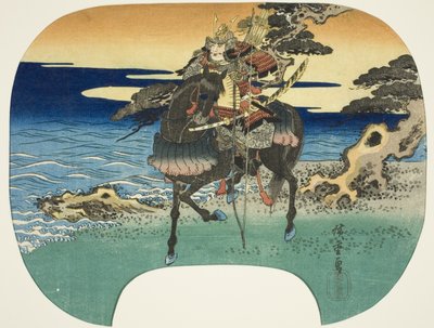 Guerriero a cavallo da Utagawa Hiroshige