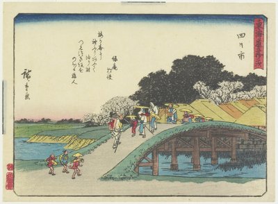 Yokkaichi, 1837-1844 da Utagawa Hiroshige