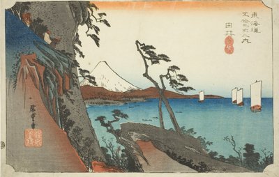 Yui: Picco di Satta, dalla serie "Le cinquantatré stazioni della strada Tokaido" da Utagawa Hiroshige