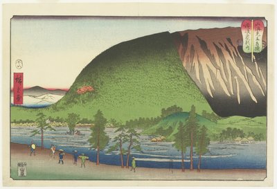 Monte Zo_zu nelle province di Sanuki, agosto 1857 da Utagawa Hiroshige