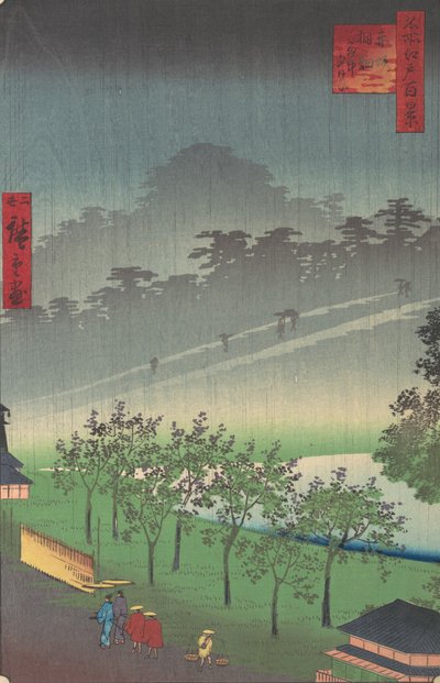 Akasaka Kiri-Ratake Uchu Yu Kei da Utagawa Hiroshige II