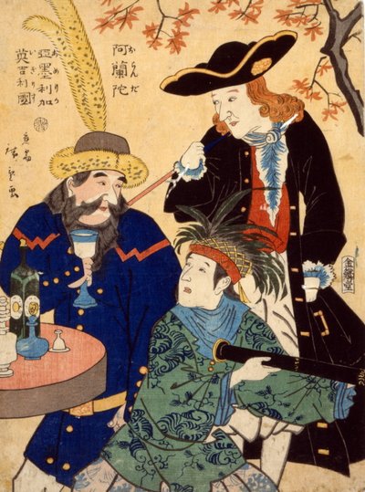 Oranda, Amerika, Igirisu da Utagawa II Hiroshige