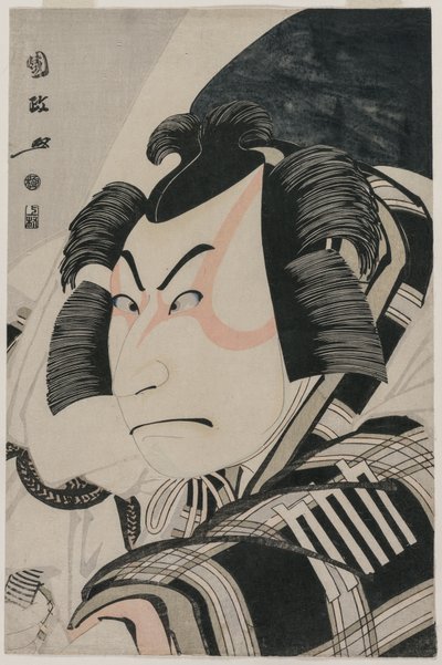 Nakamura Nakazo II come Matsuomaru nella scena del fermo della carrozza, 1796 da Utagawa Kunimasa